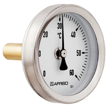 Bimetal stainless steel thermometer BiTh E - AFRISO - AFRISO