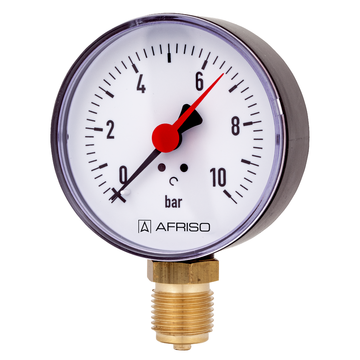 Rohrfeder-Manometer RF für Heizung/Sanitär - AFRISO - AFRISO